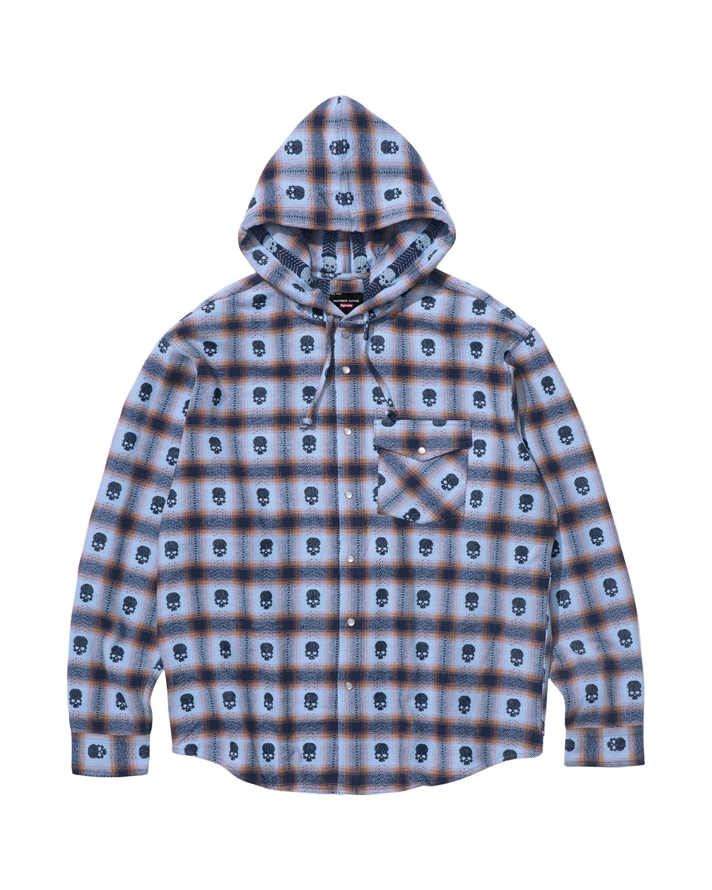 Supreme®/Number (N)ine® Hooded Flannel Shirt view 3
